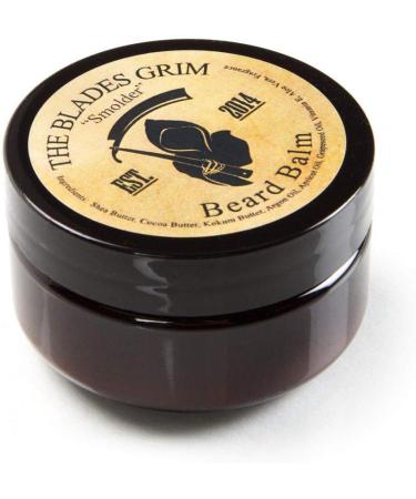 Handmade Beard Balm - Smolder Scent (2oz) | Premium USA Made Grooming for Men - Buy Online on GoSupps.com