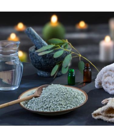 SVATV Herbal French Green & Rose Clay Powder - Hydrating Face Mask for Men & Women 8oz - Buy Online on GoSupps.com