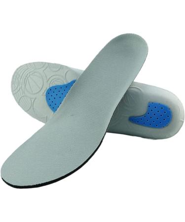 Hemoton Women's Plantar Fasciitis Insoles - High Arch Orthotic Inserts for Flat Foot Support - Grey, Size 2 - Buy Online on GoSupps.com