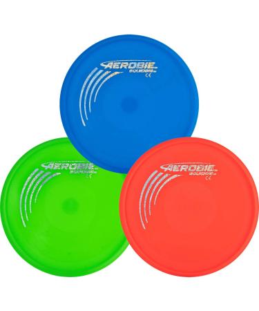 Aerobie Squidgie Flying Disc - 3 Pack - Assorted Colors