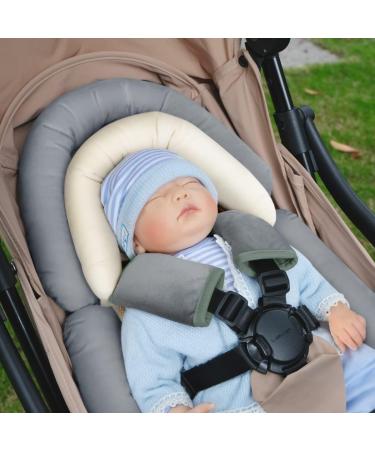 INFANZIA 3-in-1 Head & Body Supports for Baby Newborn Infants, Grey - Perfect for All Seasons - Buy Online on GoSupps.com