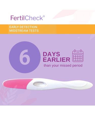 Early Detection Pregnancy Test Kit by Babystart for Easy at Home Accurate Pregnant Test Results in 1 Minute - Simple to Use Self Test for Women 2 Pack - Buy Online on GoSupps.com