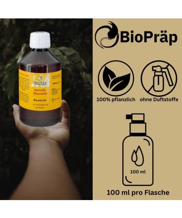 BioPr p Huile d'amande 500 ml - Buy Online on GoSupps.com