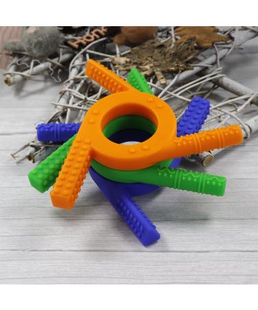Sensory Chewing Tool Bite Ring for Babies - Ideal Autism Toy & Dental Aid for ADHD & Sensory Processing Disorder - Green - Buy Online on GoSupps.com