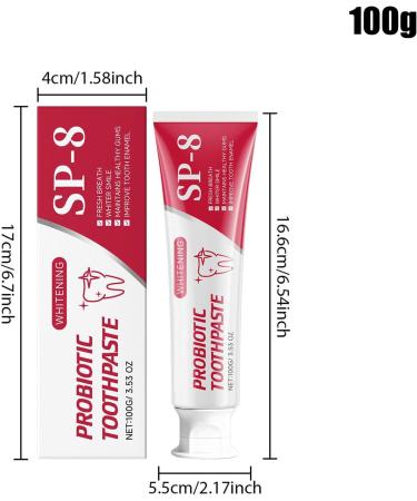 Toothpaste Against Bad Mouth - 100g For Stain Removal and Oral Refreshment For Teeth Whitening - For Adults Men Women Fathers and Children - Buy Online on GoSupps.com