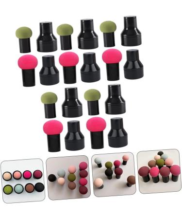 FRCOLOR Simple Puff 10 Sets Mushroom Head Puff Make up Hydrophilic Polyurethane Dry Puff Girl Makeup Pad - Buy Online on GoSupps.com