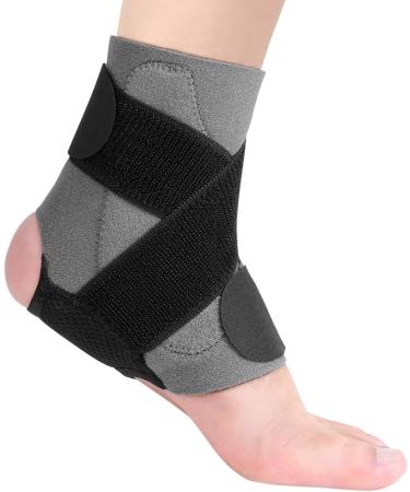 ANGGREK Ankle Guard - Grey Foot Guard with PE Pressure Plate | One Size 2 Packs - Best International Shipping - Buy Online on GoSupps.com
