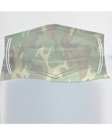 50Pcs 3-Ply Disposable Activated Carbon Face M sk with Elastic Earloop Bandanas for Adults unisex - Buy Online on GoSupps.com