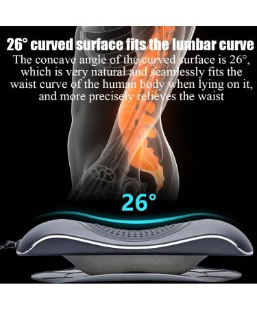 RKXKJ Lumbar Spine Supporter & 6-Speed TENS Massage Device | Waist-Back Traction 3 Heat Levels & Smart 10-Minute Timer for Relaxation - Buy Online on GoSupps.com