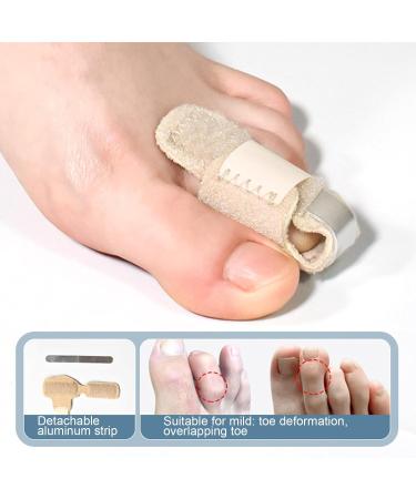 Hammer Toe Corrector Splint for Adults - Left Foot - Toe Straightener and Brace for Men and Women - Buy Online on GoSupps.com