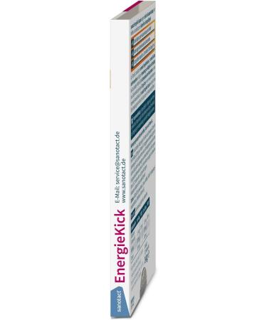 Sanotact Energy Kick - 8x20 Vegan Energy Capsules | Caffeine Taurine & Vitamin B2 Boost for Tiredness Relief - Buy Online on GoSupps.com