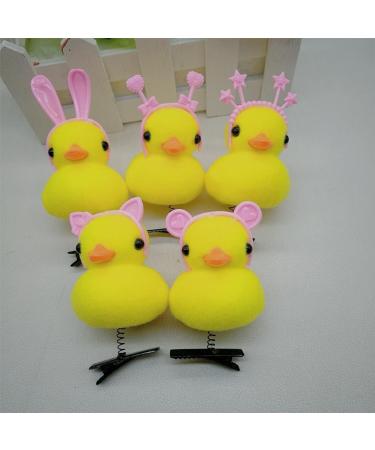 AJTUTUS 3D Cartoon Duck Hairclip for Carnivals Party Hair Pin Women Cute Animal Spring Hair Clip Kids Dress Up Hair Barrettes - Buy Online on GoSupps.com