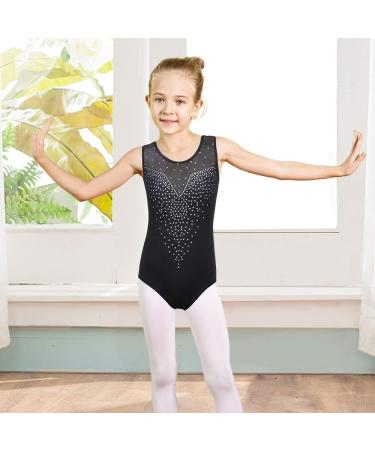 BAOHULU Girls Gymnastics Leotard | 7-8 Years | Sequin Black | Practice Outfit - Buy Online on GoSupps.com