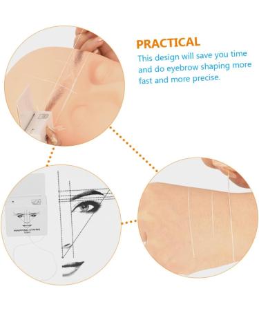 FOMIYES 2pcs Specialty Tools Pro Tools Eyebrow Measuring Tool Measuring Ruler Positioning Ruler Ink Make up 4.6x1.8x7.5cmx2pcs Whitex2pcs - Buy Online on GoSupps.com