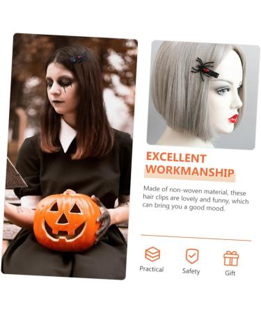 minkissy 20 Pairs Halloween Hair Clips Goth Accessories Hair Barrettes for Women Halloween Cospaly Hair Clip Halloween Hair Accessories Halloween Hair Ornament Child Devil Iron Bat Wing - Buy Online on GoSupps.com
