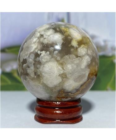 Natural Sphere Cherry Agate Crystal Ball Natural Gemstones Quartz Sphere Fengshui Home Decoration 1pc (Color : 170-190g) - Buy Online on GoSupps.com