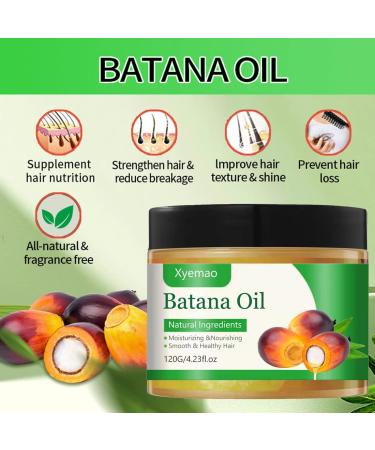 Raw Batana Oil for Hair Growth | 100% Pure Dr. Sebi Batana Oil from Honduras | Anti-Aging & Repair | Natural Beauty | 120g - Buy Online on GoSupps.com