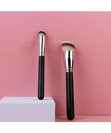 Ryaupy Set of 2 make-up brushes concealer brushes foundation brushes with soft synthetic fibre for concealer liquid foundation - Buy Online on GoSupps.com