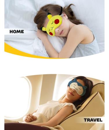 (Pack of 2) Character Sleeping Eye Mask - Soft Silk Blindfold for Restful Sleep - Buy Online on GoSupps.com