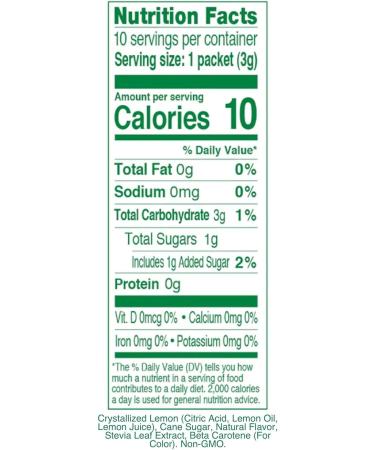 True Citrus Lemon Wildberry Lemonade Drink Mix 10 Packets - Buy Online on GoSupps.com
