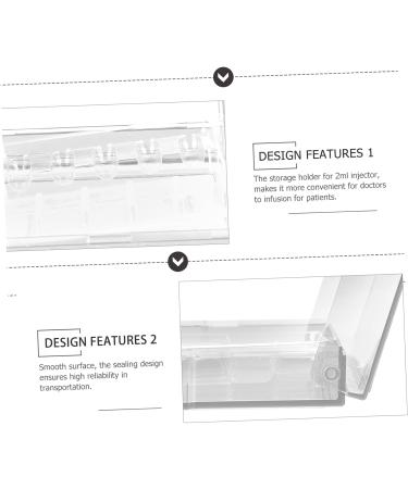 2pcs Healeved Medical Injection Storage Box - Assorted Colors 8.3X7.7X2.1cm - Buy Online on GoSupps.com