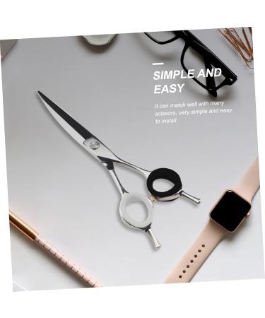 MipCase 12-Piece Scissor Rings - Slipproof Hair Cutting Thumb Protection | Black Silicone Shear Finger Rings for Secure Grip - Buy Online on GoSupps.com