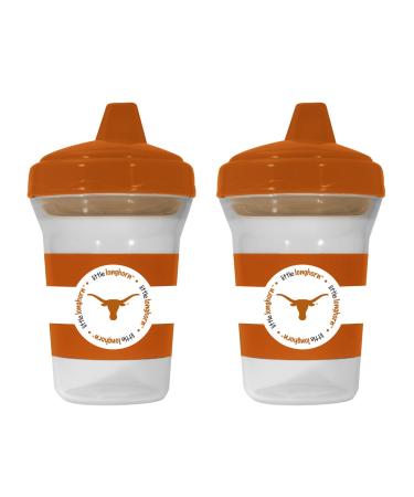 BabyFanatic Sippy Cup 2-Pack - NCAA Texas Longhorns - Officially Licensed Toddler & Baby Cup Set