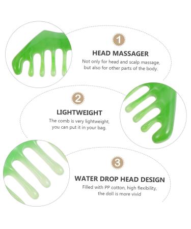 Fomiyes 4-Piece Massage Comb Set | Stimulate Circulation with Eight Teeth Design Ideal for All Hair Types - Buy Online on GoSupps.com