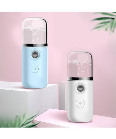 barenx Pulv risateur vapeur portable nano ionique pour le visage pour le maquillage hydratant ajouter du toner et du lait pur Bleu ciel - Buy Online on GoSupps.com