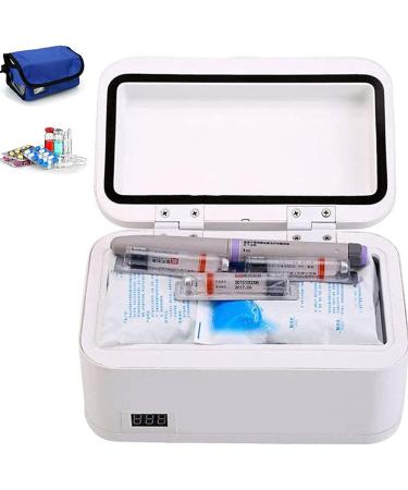 Small Refrigerator and Insulin Cooler & Portable Insulin Cooler Box Medication for Reefer Car Insulin Box