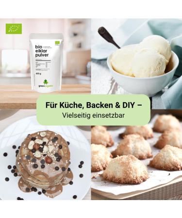 Organic Workout Organic egg white powder pure egg white protein from organic eggs for cooking baking and shakes pasteurized spray dried 450g GreenOrganic Eiklar 400 g - Buy Online on GoSupps.com