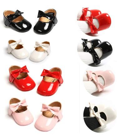 RVROVIC Baby Girl Princess Sparkly Moccasins | Soft Sole Prewalker Toddler Shoes 12-18 Months (Red) - Buy Online on GoSupps.com