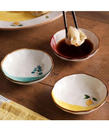 Fruit Bowl Snack Containers Dip Bowl Ceramic Soy Sauce Dishwashing Dish Condiment Soy Sauce Vinegar Sushi Appetizer Plate Or Condiment Breakfast Bowls (Color : C) (B) - Buy Online on GoSupps.com