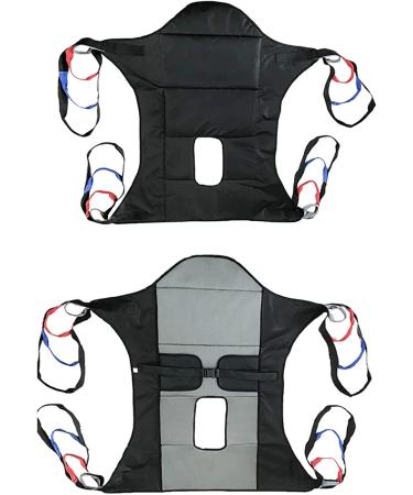 Toileting Patient Lift Sling with Head Support Medical Commode Full Body Sling Shower Sling for Patient Lifts for Elderly Disabled - Buy Online on GoSupps.com