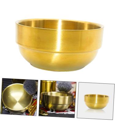 Frcolor Pigment 3ST Foam Dishwasher Razor Soap Cream Mug - Facial Cleaning Cup & Beard Shaving Tool (Golden 9x9x4.9cm) - International Shipping Available - Buy Online on GoSupps.com