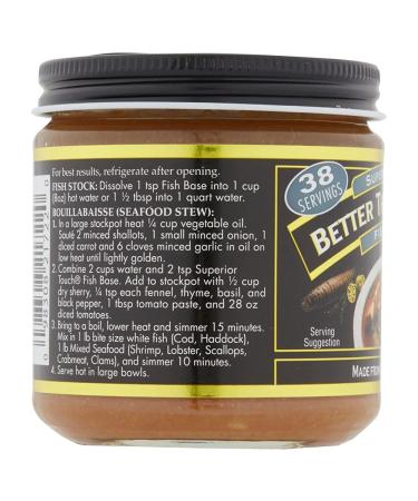 Better Than Bouillon Fish Base 8 oz - Top Quality Seafood Flavor Booster - Buy Online on GoSupps.com