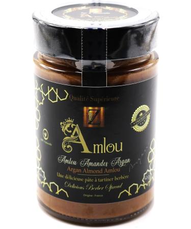 100% Natural Moroccan Berber Amlou – Roasted Almond & Pure Argan Oil Spread – 400g Jar