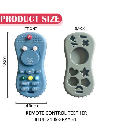Nicein Bite Ring Baby | 2-Piece BPA-Free Silicone Teething Toys | Remote-Controlled Bathing & Biting Aids for 3+ Months - Buy Online on GoSupps.com