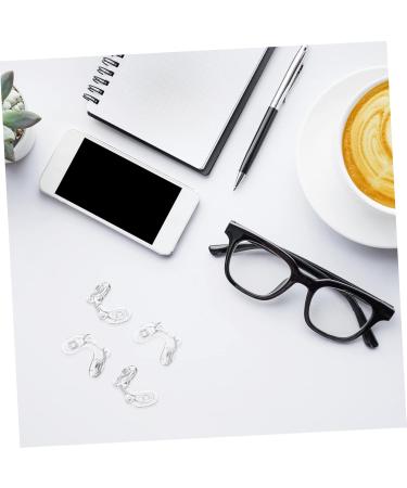Shop Soft Silicone Nose Pads for Glasses | 5 Pairs of Clear U-Form Mini Nose Pads | Slipproof Pebble Gel for Comfort - Buy Online on GoSupps.com