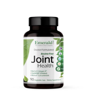 Emerald Labs Joint Health - Dietary Supplement with BioCell Collagen II Grapeseed Extract Meriva and Opti MSM for Healthy Cartilage Mobility and Flexibility - 90 Vegetable Capsules