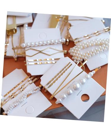 Ipetboom Set Pearl Metal Hair Clips Crystal Hair Barrettes Pearl Hair Clip Bridal Hair Clip Korean Fashion Hair Clip Fashion Hair Clips Bobby Hair Pin Manual Bride Side Clip - Buy Online on GoSupps.com