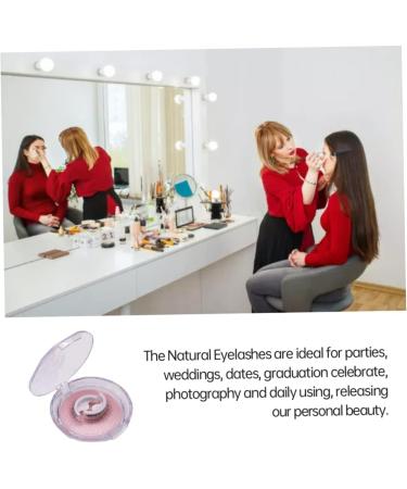 Fake Eyelashes Self Adhesive False Eyelashes Reusable No Glue Eyeliner Needed Natural Fake Eyelashes 1Pair - Buy Online on GoSupps.com