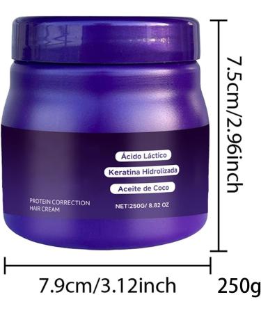 G n rique Frizz Control Cream Hair Smoothing Cream - 250g Deep Conditioner Long-Lasting Frizzy Smoothing Care Products for Women with Curly Hair - Buy Online on GoSupps.com