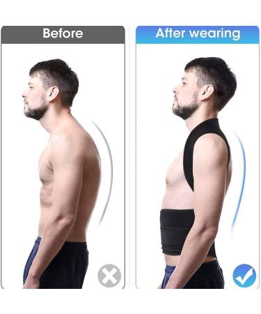 Adjustable Posture Corrector Lumbar Back Support Shoulder Brace Belt Clavicle Support Pain Relief Shoulder Strap Waist Trainer for Men Women (Size : Small) (Medium) (Small) - Buy Online on GoSupps.com