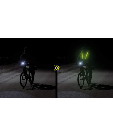 Easypix Unisex StreetGlow LED Shoulder Light - L/XL Black & Neon Yellow | International Shipping Available - Buy Online on GoSupps.com
