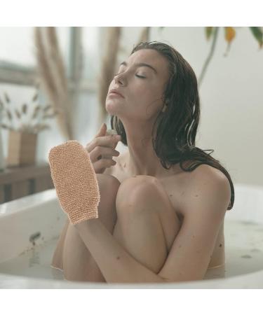 Beaupretty 2PC Jute Exfoliating Bath Mitts - Natural Body Peeling Gloves for Spa & Deep Cleaning - Buy Online on GoSupps.com