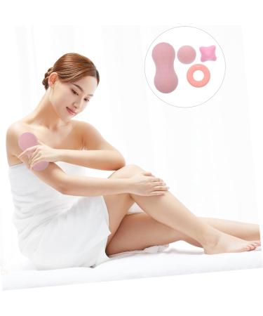 Beaupretty 4-Piece Fascia Ball Massage Set - Back & Shoulder Relief Devices | Neck Massage Tools | Relaxation Ball Pebbles - Pink 12x6x5cm - Buy Online on GoSupps.com