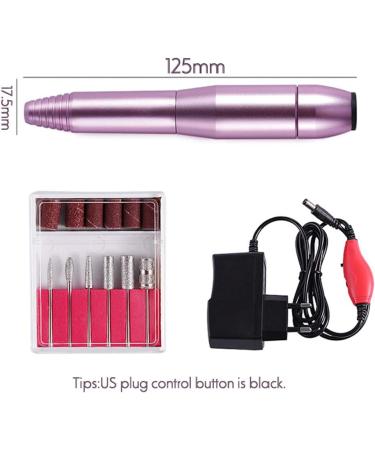 Nail Drill Portable Electric Kit Manicure Pedicure Polishing Shape Tools Professional Nail File for Home Salon Use - Buy Online on GoSupps.com
