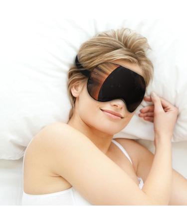 Original Eclipse of Moon Sleep Mask Eye Cover for Sleeping Blindfold with Adjustable Strap Blocks Light Night Travel Nap for Men Women - Buy Online on GoSupps.com