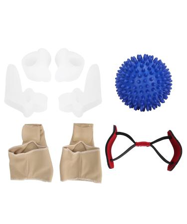 Hallux Valgus Corrector Set | Toe Separator Correction Pad with Massaging Ball - 5PCS Foot Care Tool - Buy Online on GoSupps.com